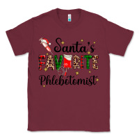 Burgundy santas favourite phlebotomist Classic Tee - AdoDesignShop