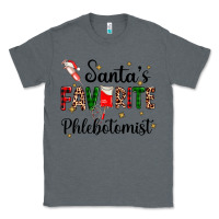 Charcoal Heather santas favourite phlebotomist Classic Tee - AdoDesignShop