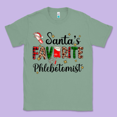 Santas Favourite Phlebotomist Classic Tee Designed By Adodesignshop
