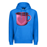 True Royal Valentine's Day heart mug Premium Hoodie - AdoDesignShop
