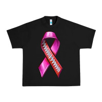 Black Breast Cancer Ribbon American Football Urban Heavy Tee - texasbilliewilder