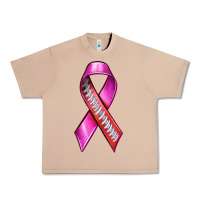 Burro Breast Cancer Ribbon American Football Urban Heavy Tee - texasbilliewilder