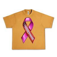 Peanut Butter Breast Cancer Ribbon American Football Urban Heavy Tee - texasbilliewilder