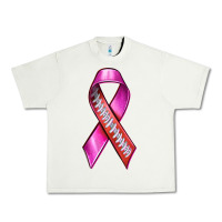 Pistachio Breast Cancer Ribbon American Football Urban Heavy Tee - texasbilliewilder