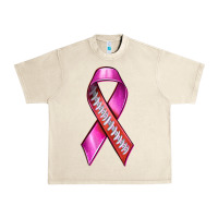 Sandshell Breast Cancer Ribbon American Football Urban Heavy Tee - texasbilliewilder
