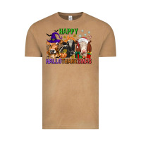 Vintage Camel happy hallothanksmas with cow Vintage Tee - texasbilliewilder