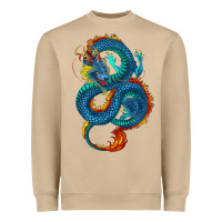 Mushroom blue dragon Heavyweight Sweatshirt - RanaPortraitStore