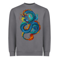 Storm blue dragon Heavyweight Sweatshirt - RanaPortraitStore