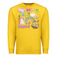 Lemon easter hoppy bunny Premium Sweatshirt - MaliasSmallBusiness