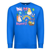 True Royal easter hoppy bunny Premium Sweatshirt - MaliasSmallBusiness