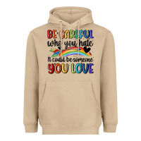 Mushroom be careful who you hate Heavyweight Hoodie - MaliasSmallBusiness