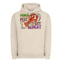 Pigment French Oak pinch peel eat repeat crawfish Urban Hoodie - RanaPortraitStore