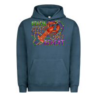 Pigment Midnight Navy pinch peel eat repeat crawfish Urban Hoodie - RanaPortraitStore