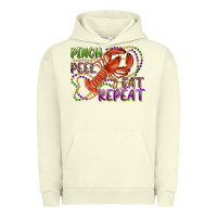 Pigment Pistachio pinch peel eat repeat crawfish Urban Hoodie - RanaPortraitStore