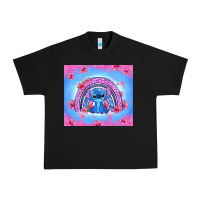Black stitch rainbow Urban Heavy Tee - Zillion Design Studio