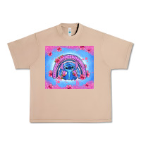 Burro stitch rainbow Urban Heavy Tee - Zillion Design Studio