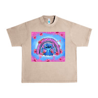 French Oak stitch rainbow Urban Heavy Tee - Zillion Design Studio