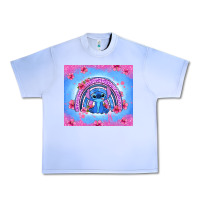 Grape Ice stitch rainbow Urban Heavy Tee - Zillion Design Studio