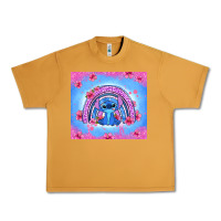 Peanut Butter stitch rainbow Urban Heavy Tee - Zillion Design Studio