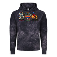 Cloud Black peace love rodeo Vintage Hoodie - Zillion Design Studio