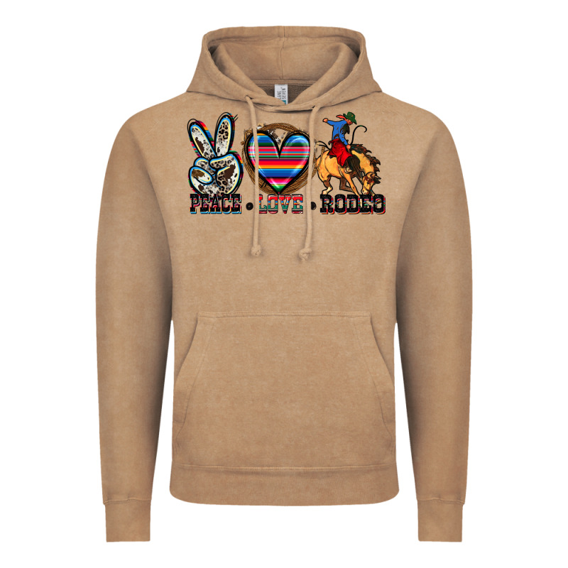 Peace Love Rodeo Vintage Hoodie by Zillion Design Studio | Teevron