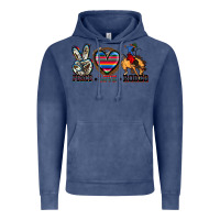 Vintage Denim peace love rodeo Vintage Hoodie - Zillion Design Studio