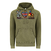 Vintage Olive peace love rodeo Vintage Hoodie - Zillion Design Studio