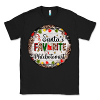 Black christmas santas favorite phlebotomist light Classic Tee - AdoDesignShop