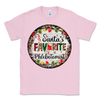 Bubblegum Pink christmas santas favorite phlebotomist light Classic Tee - AdoDesignShop