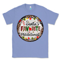 Colony Blue christmas santas favorite phlebotomist light Classic Tee - AdoDesignShop