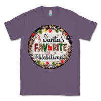 Lavender christmas santas favorite phlebotomist light Classic Tee - AdoDesignShop