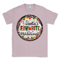 Lilac christmas santas favorite phlebotomist light Classic Tee - AdoDesignShop