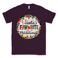Plum christmas santas favorite phlebotomist light Classic Tee - AdoDesignShop