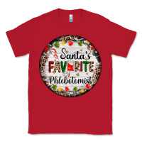 Red christmas santas favorite phlebotomist light Classic Tee - AdoDesignShop