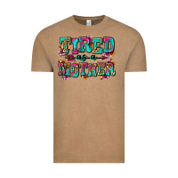Vintage Coffee tired as a mother Vintage Tee - Zillion Design Studio