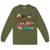 Army Green grad squad 2024 Long Sleeve Tee - AdoDesignShop
