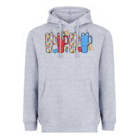Heather Grey autism Heavyweight Hoodie - MaliasSmallBusiness