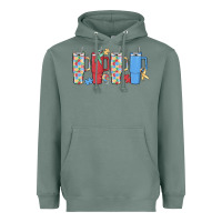 Sage autism Heavyweight Hoodie - MaliasSmallBusiness