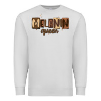 Dove Grey melanin queen Premium Sweatshirt - MaliasSmallBusiness