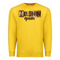 Lemon melanin queen Premium Sweatshirt - MaliasSmallBusiness