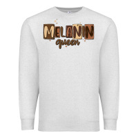 Oatmeal Heather melanin queen Premium Sweatshirt - MaliasSmallBusiness