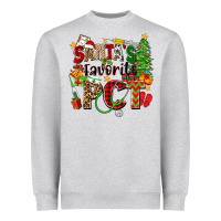 Heather Grey santa's favorite pct Heavyweight Sweatshirt - Zillion Design Studio