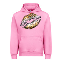 Fuchsia Pink Cheetah Lips Urban Hoodie - Bettercallsaul
