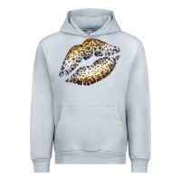 Heather Grey Cheetah Lips Urban Hoodie - Bettercallsaul