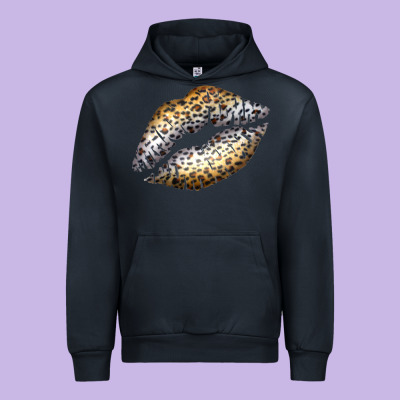 Cheetah Lips Urban Hoodie Designed By Bettercallsaul
