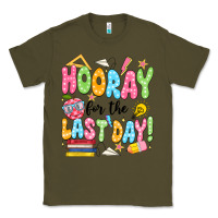 Army Green hooray for the last day black Classic Tee - JahusDesignShop