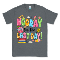 Charcoal Heather hooray for the last day black Classic Tee - JahusDesignShop