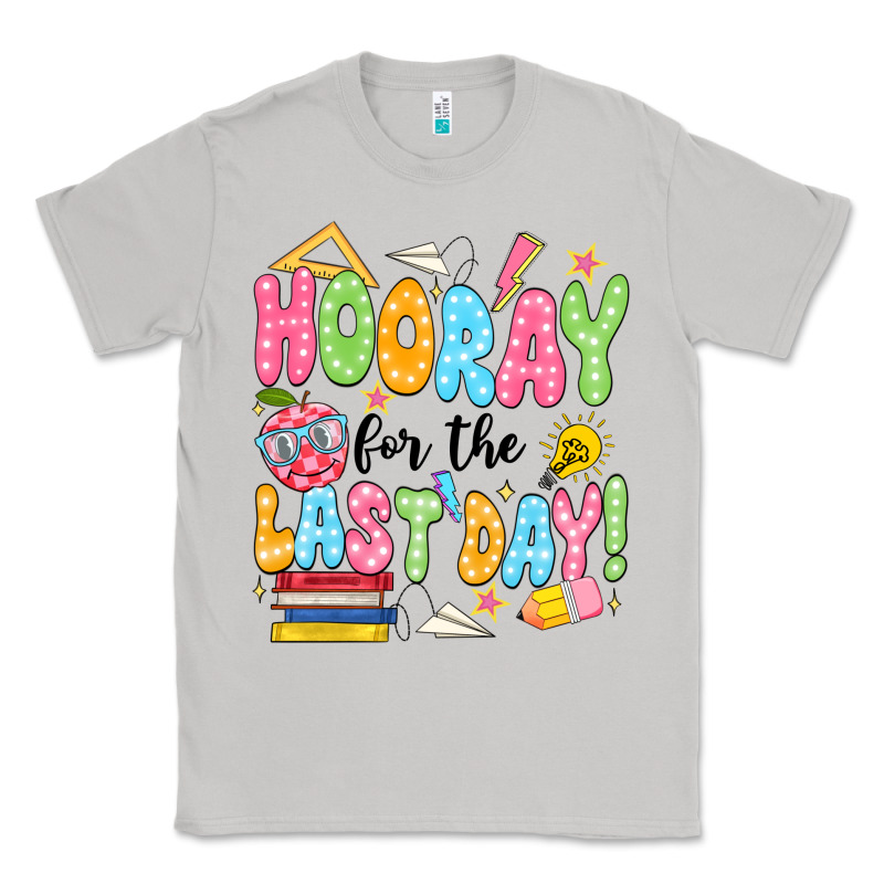 Hooray For The Last Day Black Classic Tee by JahusDesignShop | Teevron