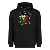 Black one puzzle bougie Heavyweight Hoodie - MaliasSmallBusiness