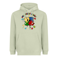 Matcha one puzzle bougie Heavyweight Hoodie - MaliasSmallBusiness